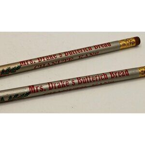 Vintage Advertising Pencil MRS DRAKE'S BUTTERICH BREAD Chanute Kansas Phone 681